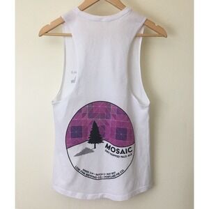 Lone Pine Brewing Company tank top women small white sleeveless Portland Maine
